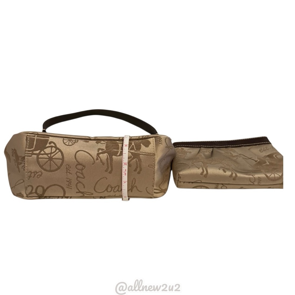 Coach 2 Pc. Set Mini Hobo w/ Matching Wristlet New without tags - Picture 12 of 16